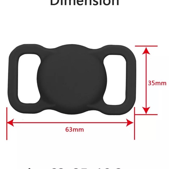 Dog/Cat Collar Silicone Apple Air Tag Holder - Picture 3 of 5